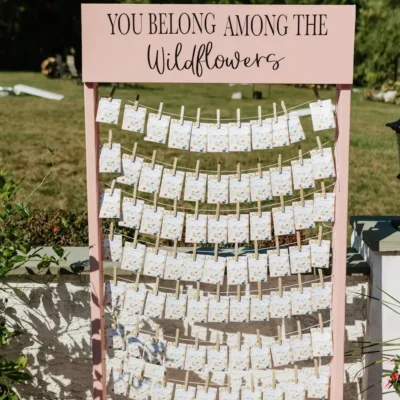 SEATING CHART DISPLAY